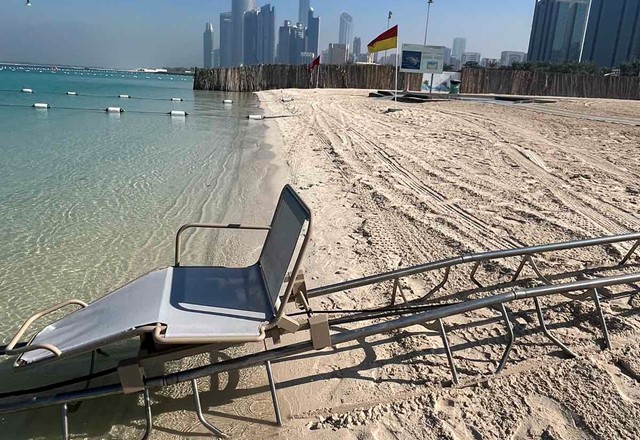 Abu Dhabi Al Bahar Public Beach